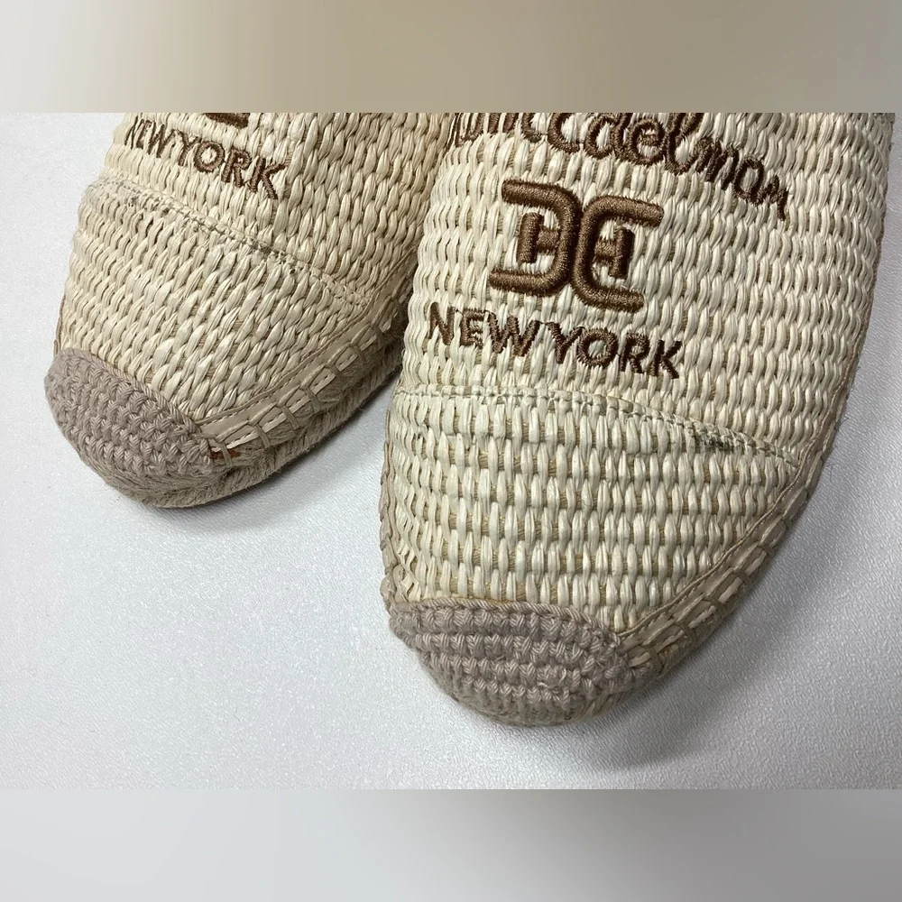 Sam Edelman Karla Espadrille Slip On Linen Raffia Size 9